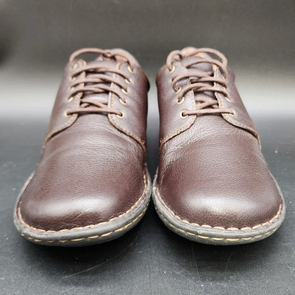 Cabelas 11M Brown Leather Oxford Shoes Rugged Casual Outdoor Gorpcore FB7002-53